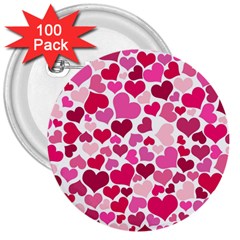 Heart 2014 0933 3  Buttons (100 Pack)  by JAMFoto