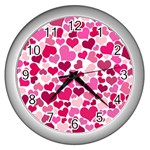 Heart 2014 0933 Wall Clocks (Silver)  Front