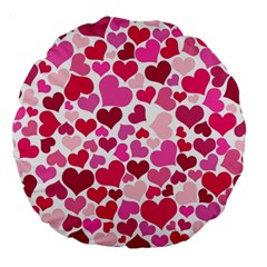 Heart 2014 0933 Large 18  Premium Round Cushions