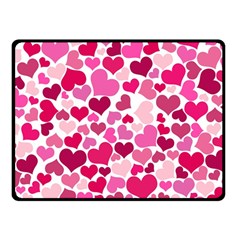 Heart 2014 0933 Double Sided Fleece Blanket (small) 