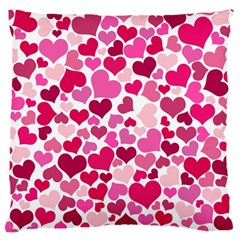 Heart 2014 0933 Large Flano Cushion Cases (one Side)  by JAMFoto