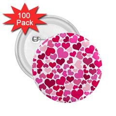 Heart 2014 0933 2 25  Buttons (100 Pack) 