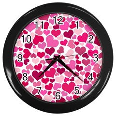 Heart 2014 0933 Wall Clocks (black)