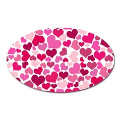 Heart 2014 0933 Oval Magnet