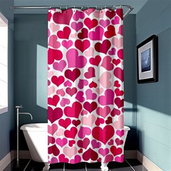 Heart 2014 0933 Shower Curtain 36  X 72  (stall) 