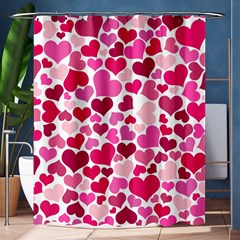 Heart 2014 0933 Shower Curtain 60  X 72  (medium) 