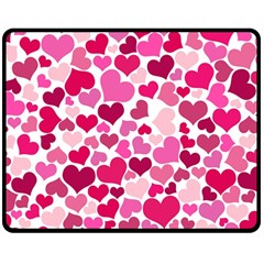 Heart 2014 0933 Double Sided Fleece Blanket (medium) 