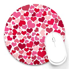 Heart 2014 0934 Round Mousepads