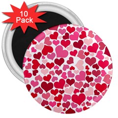 Heart 2014 0934 3  Magnets (10 Pack) 