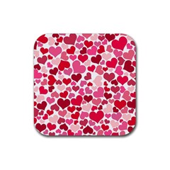 Heart 2014 0934 Rubber Coaster (square) 