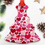 Heart 2014 0934 Christmas Tree Ornament (2 Sides) Front