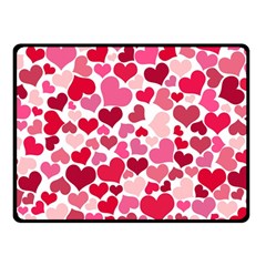 Heart 2014 0934 Double Sided Fleece Blanket (small) 