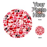 Heart 2014 0935 Playing Cards 54 (Round)  Front - Spade8