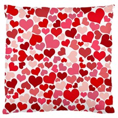 Heart 2014 0935 Standard Flano Cushion Cases (One Side) 