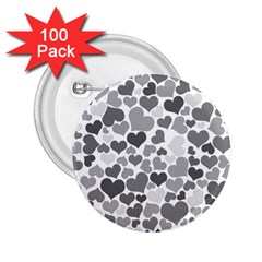 Heart 2014 0936 2 25  Buttons (100 Pack) 