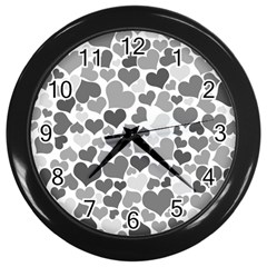 Heart 2014 0936 Wall Clocks (black)