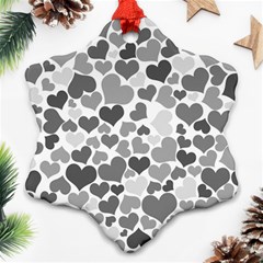 Heart 2014 0936 Snowflake Ornament (2-side)