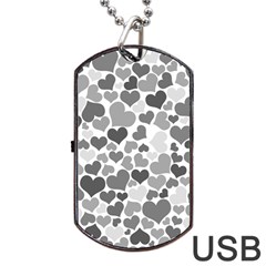 Heart 2014 0936 Dog Tag Usb Flash (two Sides) 