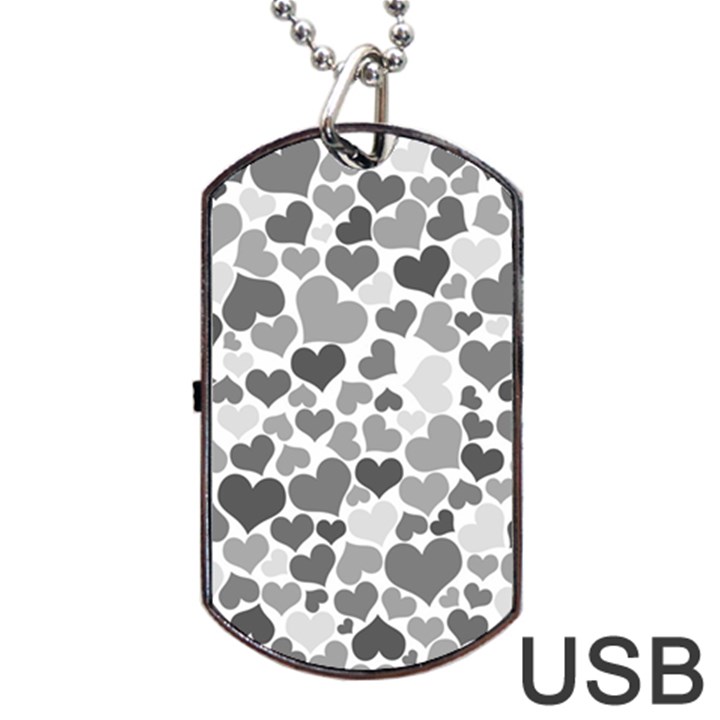 Heart 2014 0936 Dog Tag USB Flash (Two Sides) 