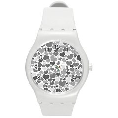 Heart 2014 0936 Round Plastic Sport Watch (m)