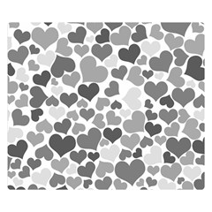 Heart 2014 0936 Double Sided Flano Blanket (small) 