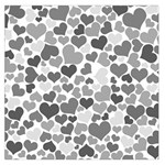 Heart 2014 0936 Large Satin Scarf (Square) Front