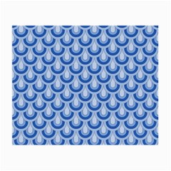 Awesome Retro Pattern Blue Small Glasses Cloth