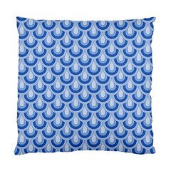 Awesome Retro Pattern Blue Standard Cushion Case (one Side) 