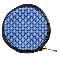 Awesome Retro Pattern Blue Mini Makeup Bags