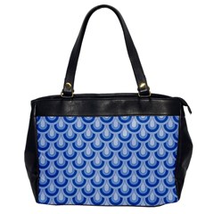 Awesome Retro Pattern Blue Office Handbags