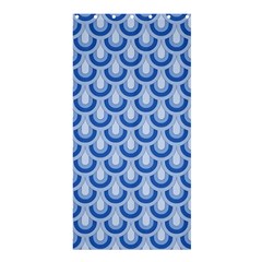 Awesome Retro Pattern Blue Shower Curtain 36  X 72  (stall) 