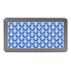 Awesome Retro Pattern Blue Memory Card Reader (mini)