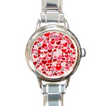 Heart 2014 0937 Round Italian Charm Watches Front