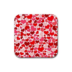 Heart 2014 0937 Rubber Coaster (square)  by JAMFoto