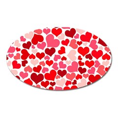 Heart 2014 0937 Oval Magnet