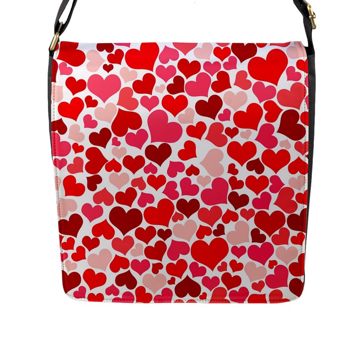 Heart 2014 0937 Flap Messenger Bag (L) 