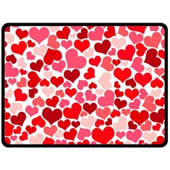 Heart 2014 0937 Double Sided Fleece Blanket (large) 