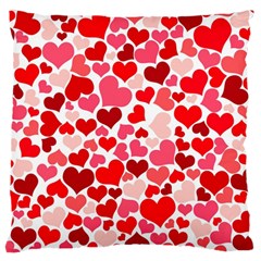 Heart 2014 0937 Large Flano Cushion Cases (one Side) 