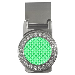 Awesome Retro Pattern Green Money Clips (cz) 