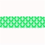 Awesome Retro Pattern Green Large Bar Mats 32 x8.5  Bar Mat