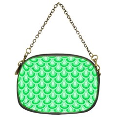 Awesome Retro Pattern Green Chain Purses (one Side) 