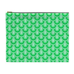 Awesome Retro Pattern Green Cosmetic Bag (xl)