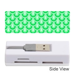 Awesome Retro Pattern Green Memory Card Reader (stick) 