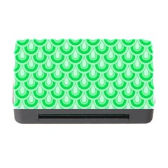 Awesome Retro Pattern Green Memory Card Reader With Cf