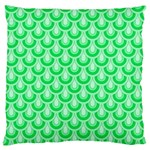 Awesome Retro Pattern Green Standard Flano Cushion Cases (Two Sides)  Front