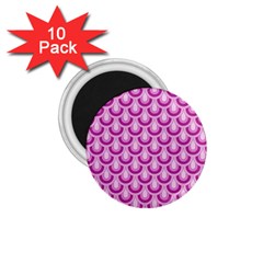 Awesome Retro Pattern Lilac 1 75  Magnets (10 Pack)  by ImpressiveMoments