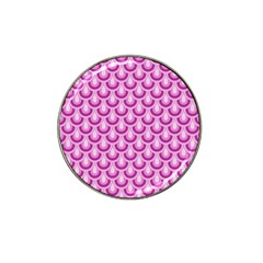 Awesome Retro Pattern Lilac Hat Clip Ball Marker (10 Pack)