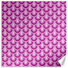 Awesome Retro Pattern Lilac Canvas 20  X 20  