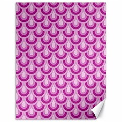 Awesome Retro Pattern Lilac Canvas 18  X 24  