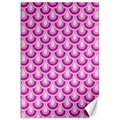 Awesome Retro Pattern Lilac Canvas 20  X 30  